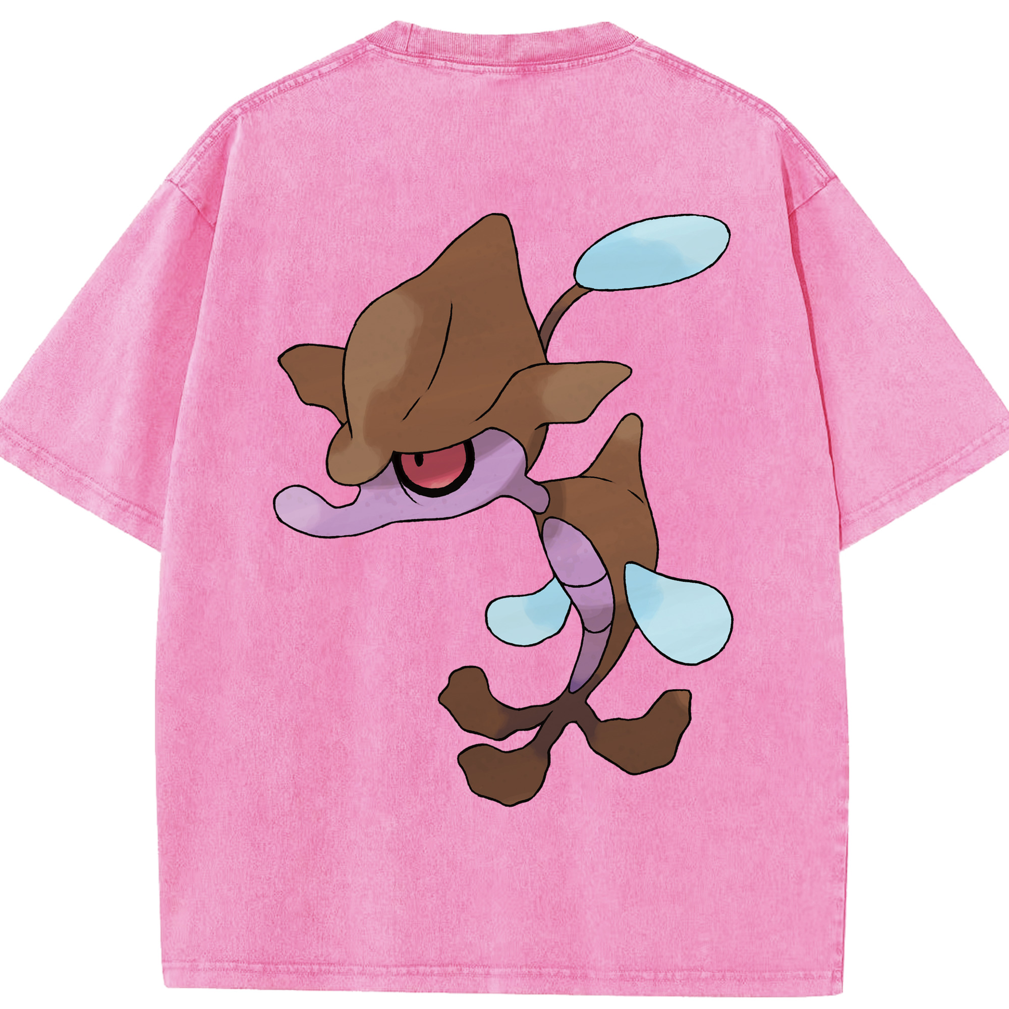 （画像用） ポケットモンスター Pokémon 綿100% ヴィンテージ風 半袖Tシャツ（背面プリント）